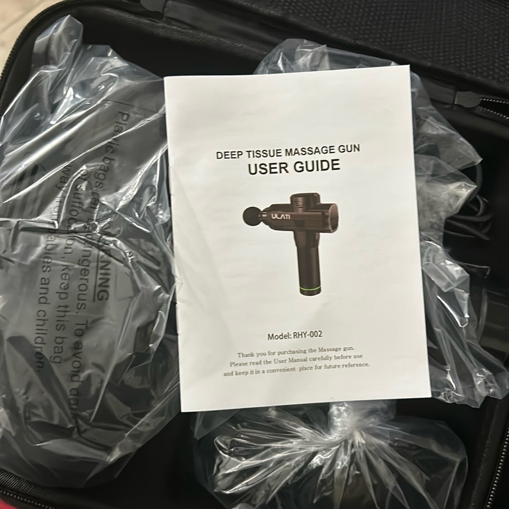 Deep tissue massage gun
